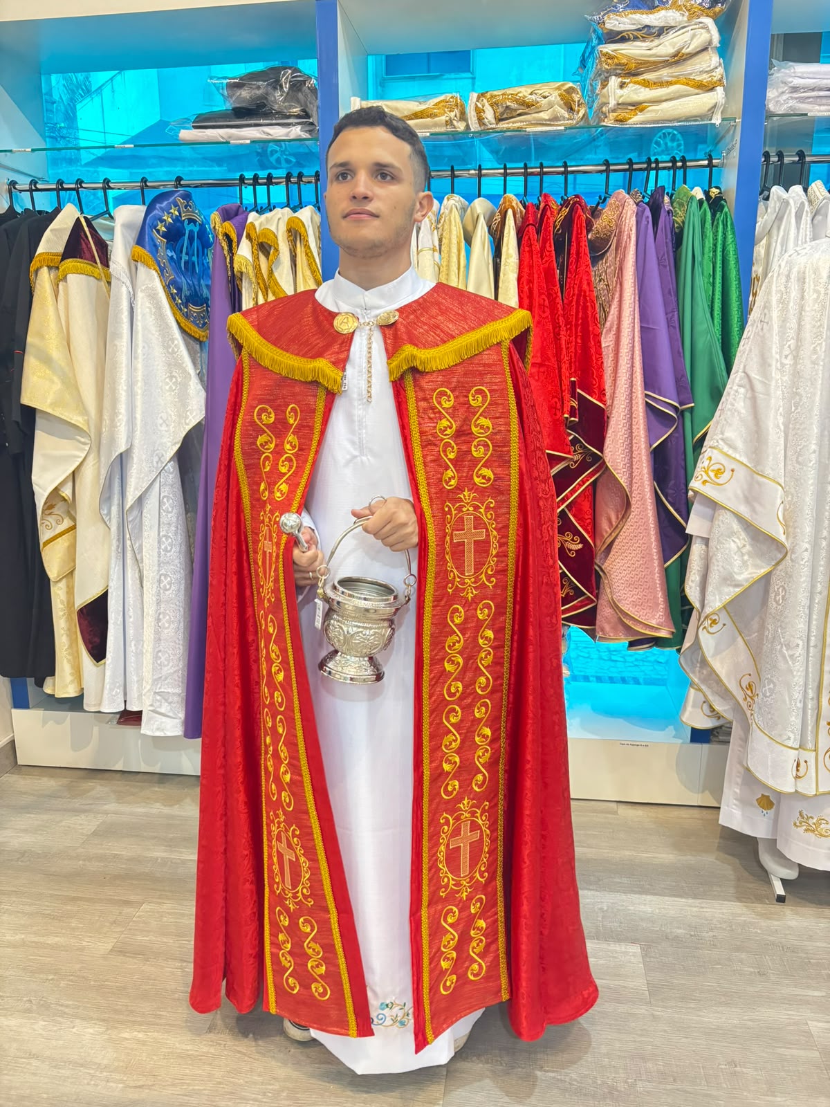 Paramentos na Agnus Dei